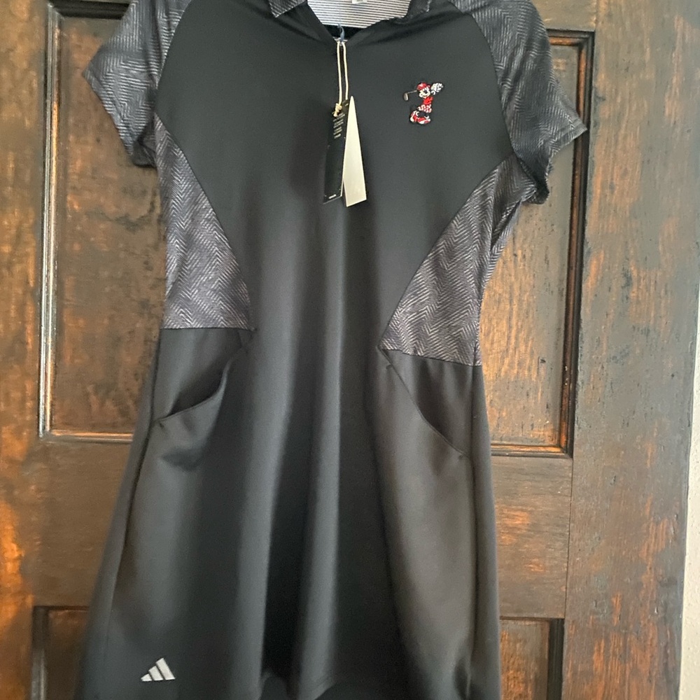 Adidas WDW Striped Black Golf dress